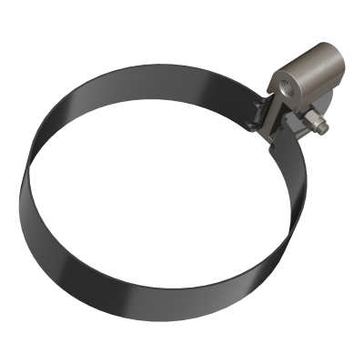  ТН ОПТИМА хомут трубы, черный (фото)