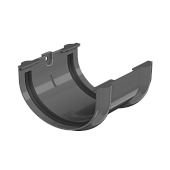  ТН ОПТИМА соединитель желоба, серый (фото)