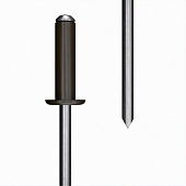 Заклепка 3,2х8 комбинированная (коричневая) (фото)