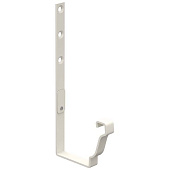 Держатель желоба Металлпрофиль 120*86 белый (фото)