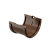 Docke Standard Соединитель желобов 120 мм (Светло-коричневый) (фото)