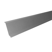 Планка ТЕХНОНИКОЛЬ полиэстер примыкания RAL 7004 серая (фото)