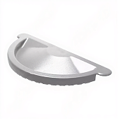 Заглушка желоба СП Водолей D 125 (7004 - Серый сигнальный) (фото)