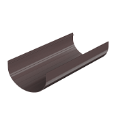  ТН ОПТИМА желоб 3м, темно-коричневый  (фото)