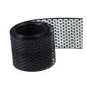 ТЕХНОНИКОЛЬ вентиляционная лента ПВХ черная, 5м - шт (фото)