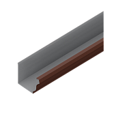 Желоб водосточный 120х86х3000 (8017 кор) (фото)