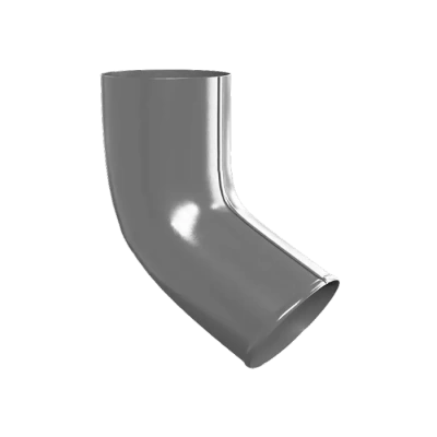 Колено трубы СП Водолей D100 (7004 - Серый сигнальный) (фото)