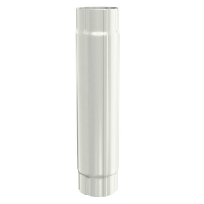 Труба соединительная D100 (1м) (ПЛД-02-9010-ОН) (фото)