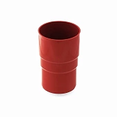 Соединитель водосточной трубы 90мм красн. (фото)