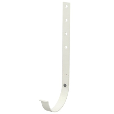 Держатель желоба D125х320 (ПО-01-9010-4) белый (фото)